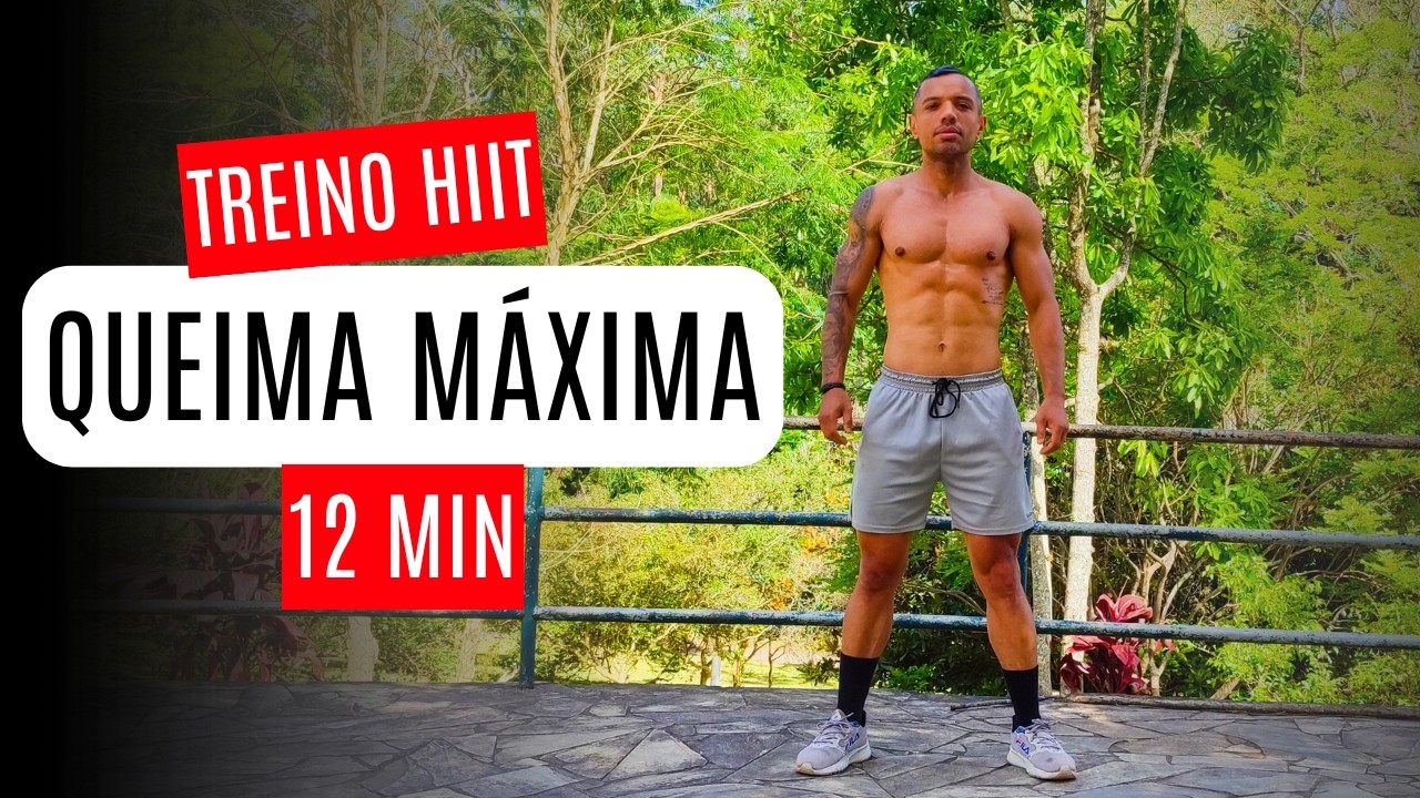 Treino HIIT Corpo Todo 15 Minutos | Queime Gordura e Emagreça Treinando em Casa