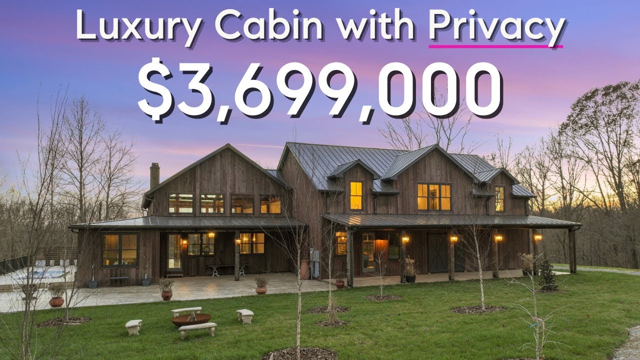 See Inside This $3,699,000 LUXURY Cabin in Franklin, Tennessee - Nashville's Luxury Real Estate