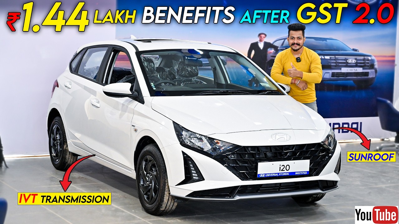 GST 2.O का धमाल🔥Updated Hyundai i20 Magna IVT 2025 Review | i20 Magna 2025 with New Features & Price