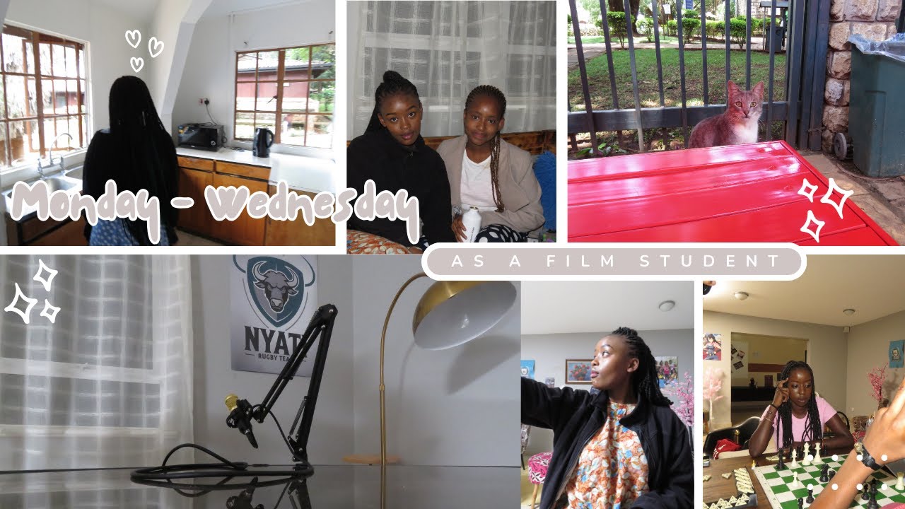 Film School Week Vlog| USIU-A : MTV shuga set and classes 