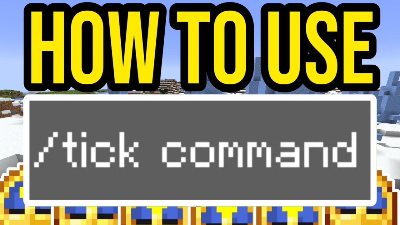 How To Stop Time In Minecraft Bedrock & Java! - (/Tick Freeze Command!)