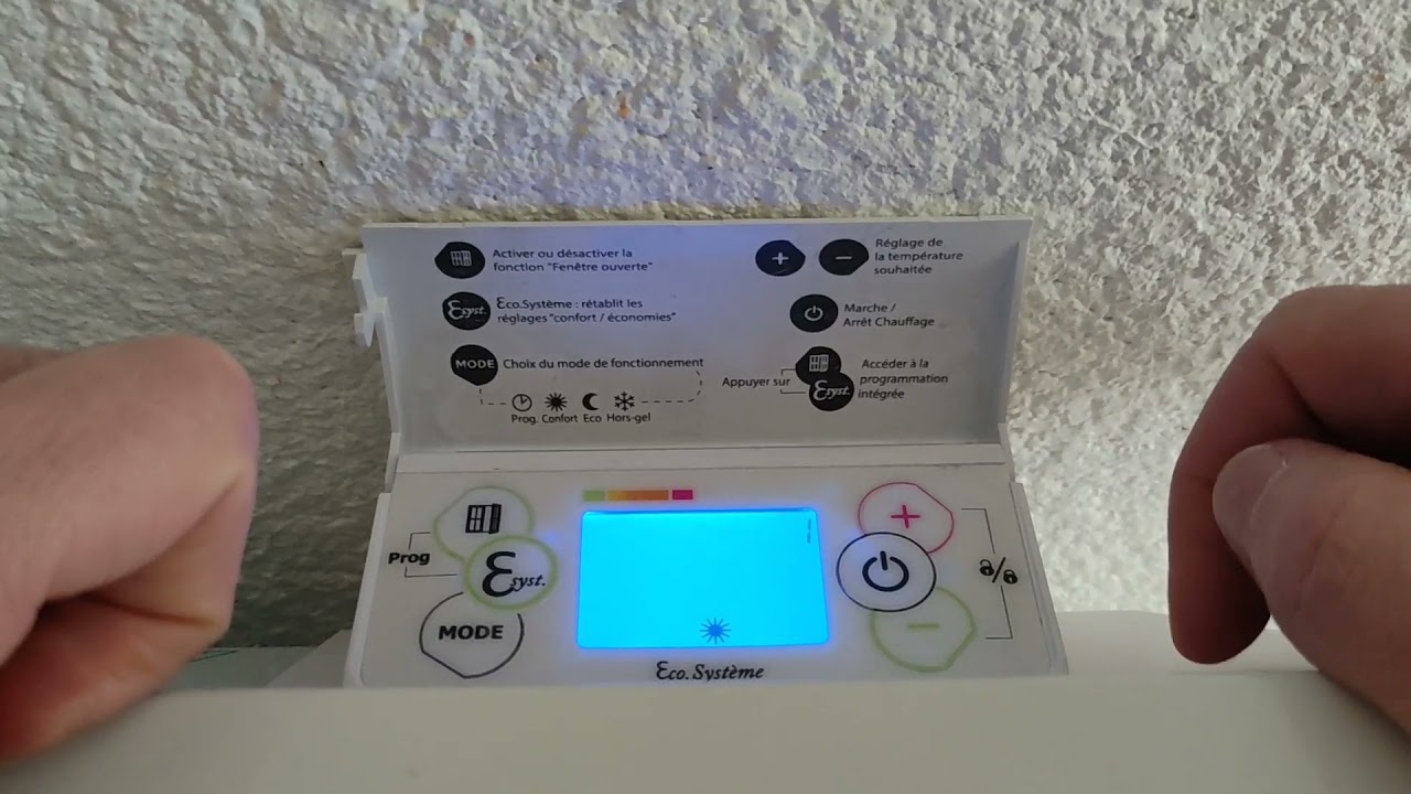 Programmation radiateur Noirot (2021)