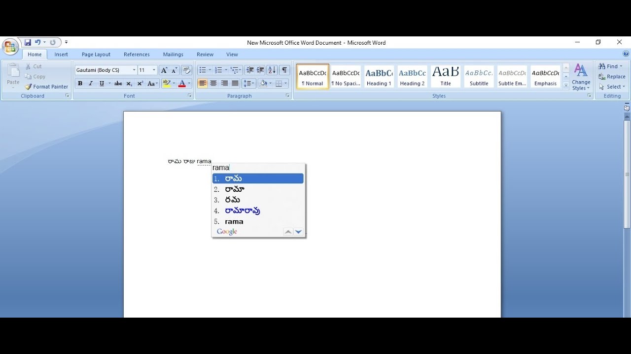 english to telugu typing keyboard for windows 10 or windows 11