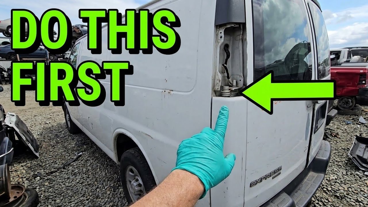 1998-2016 Chevy Express back door removal