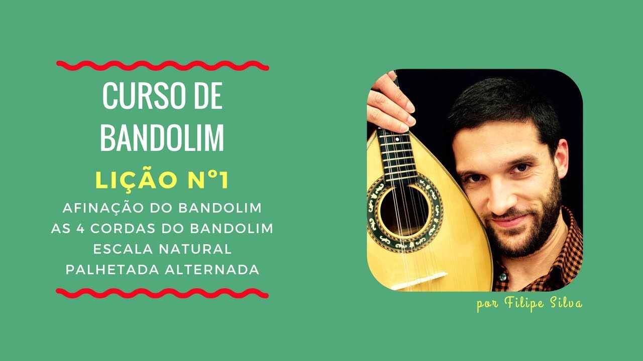 Curso de Bandolim - Lição nº1 - afinação, palheta alternada e escala natural das notas