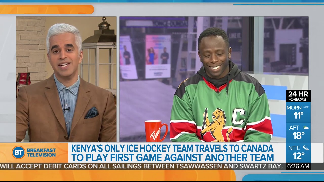 Kenya's Ice Hockey Team Comes To Canada