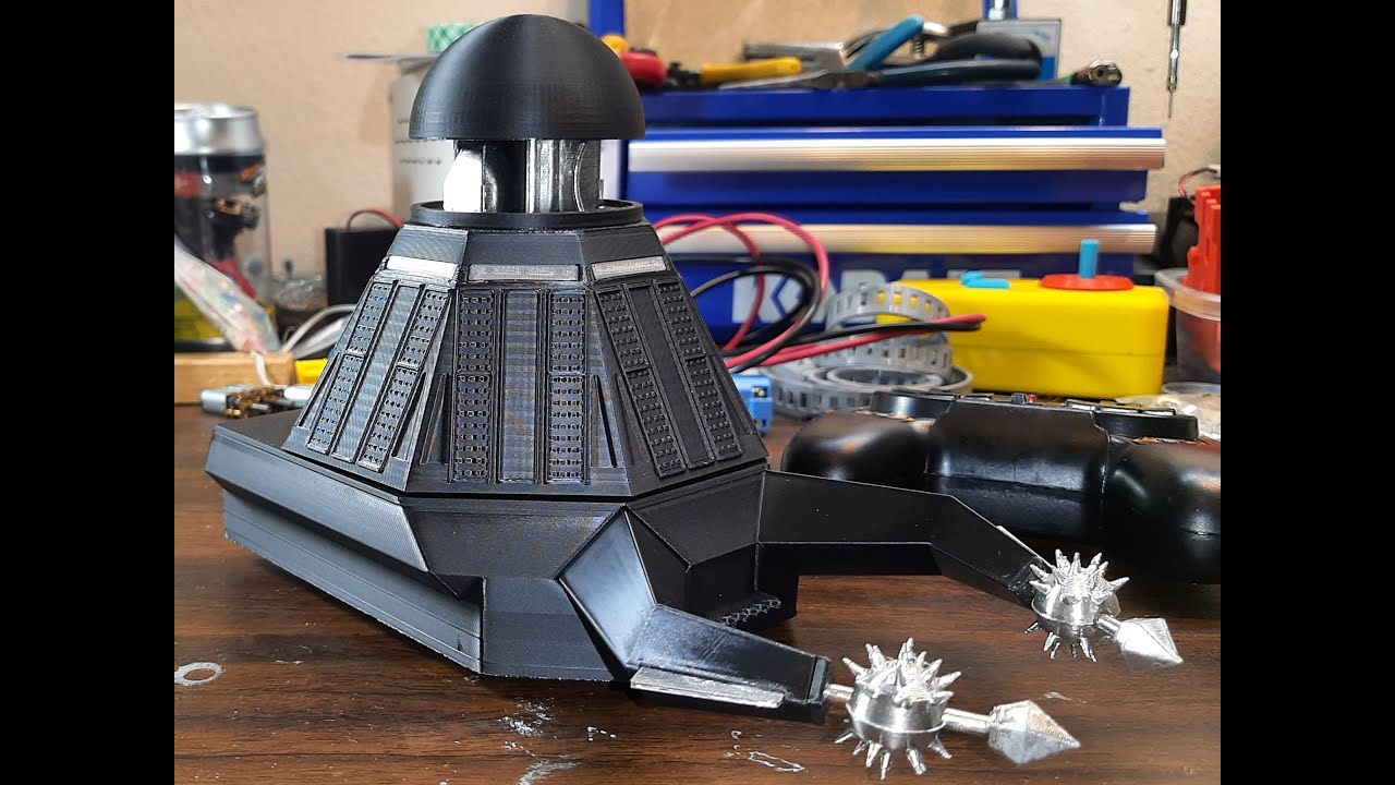 3D Printed Death Probe Build From 'The Six Million Dollar Man' Build