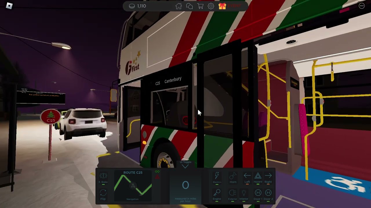 [Christmas Service + Christmas Ad] Roblox Canterbury & District | Optare Metrodecker on C25
