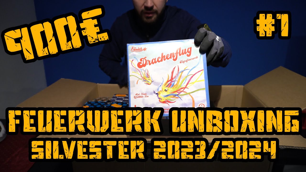 900€ FEUERWERK UNBOXING - Silvester 2023/2024 | Feuerwerk-Depot Nord [Teil1]