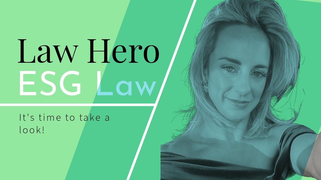 What the hell is ESG Law?