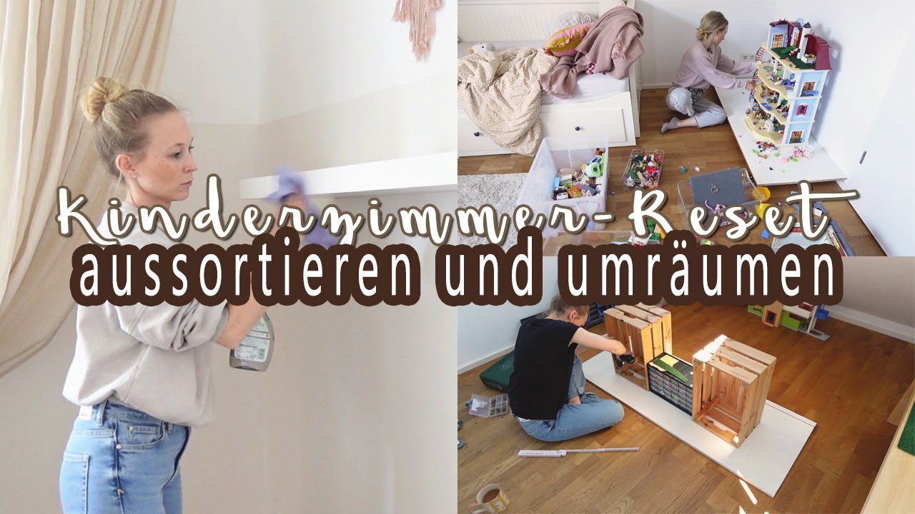 🌷 DEEP CLEAN in den Kinderzimmern | Frühlingsputz | Playmobil Spielzimmer 🧹✨