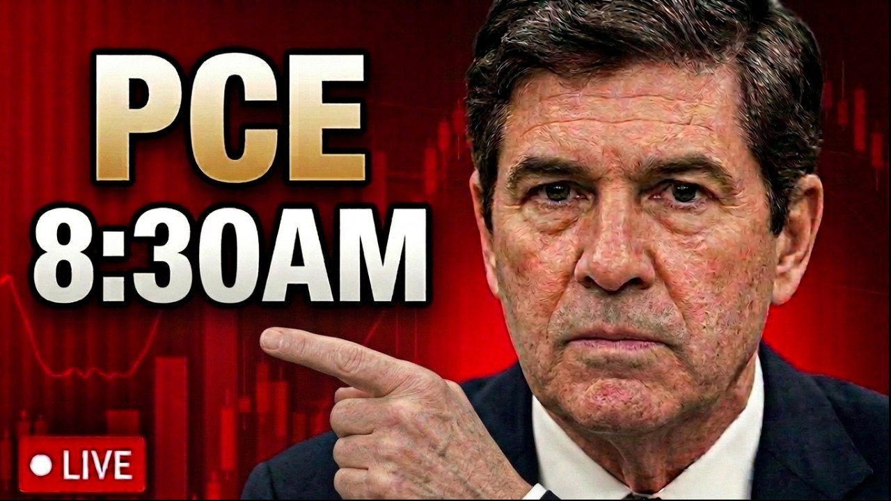 🔴PCE INFLATION DATA & GDP 8:30AM! INFLATION SHOCK? META DUMP! | LIVE TRADING