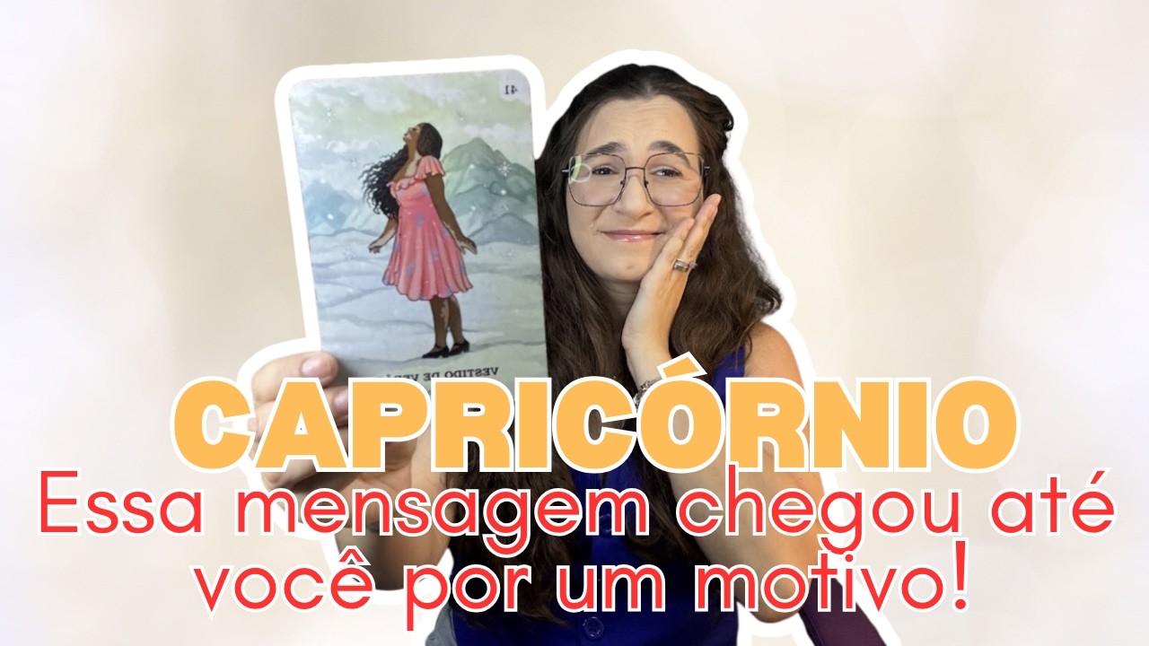CAPRICÓRNIO ♑ | UMA MENSAGEM TÃO PROFUNDA QUE ME DEIXOU SEM PALAVRAS!
