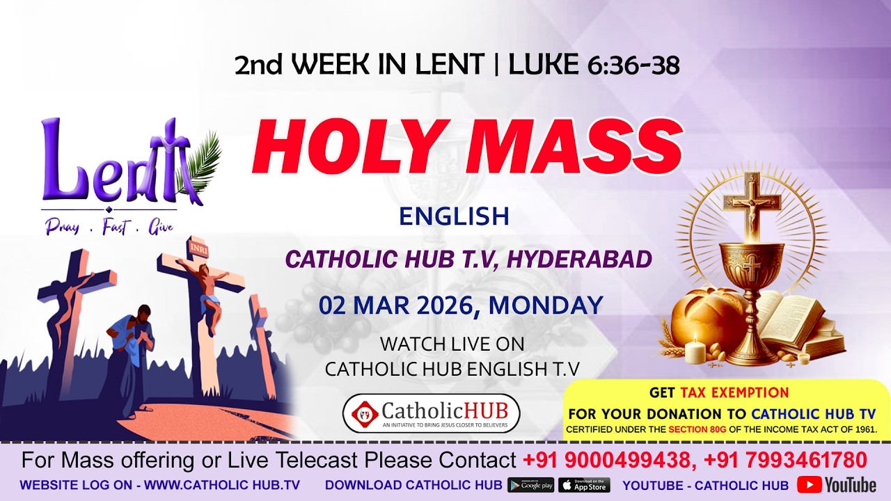 LIVE HOLY MASS | OUR LADY OF MOUNT CARMEL CHURCH | NEW BOWENPALLY | HYDERABAD 02-03-2026