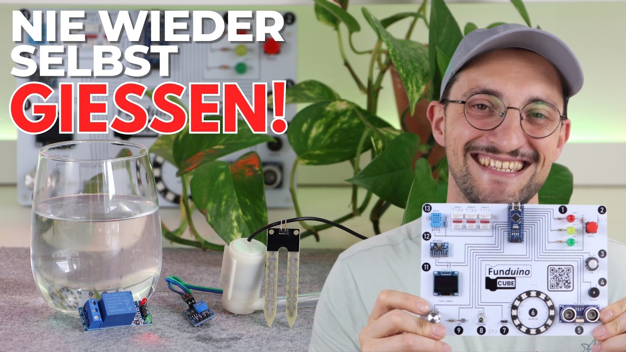 Wir bauen eine automatisierte Bew&auml;sserung  | Funduino Cube Special | Programmieren lernen