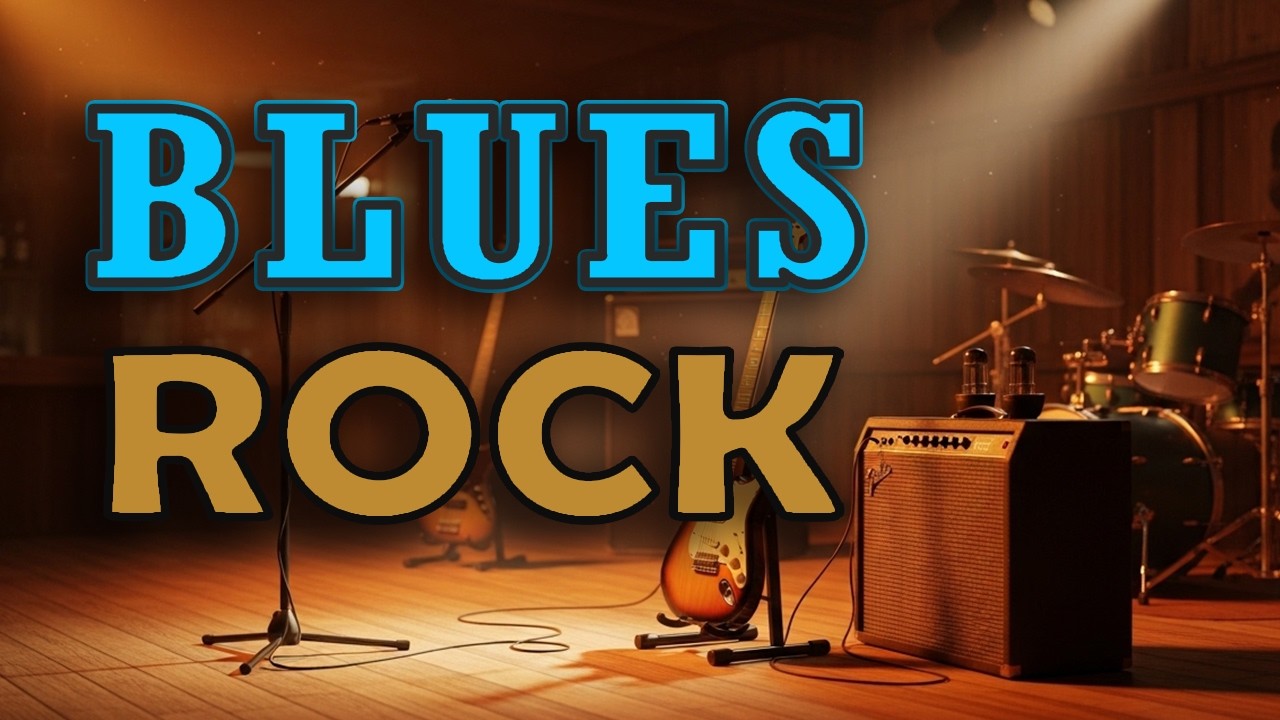 Blues Rock Guitar Instrumental – Midnight Road Riffs | Driving Gritty Solos