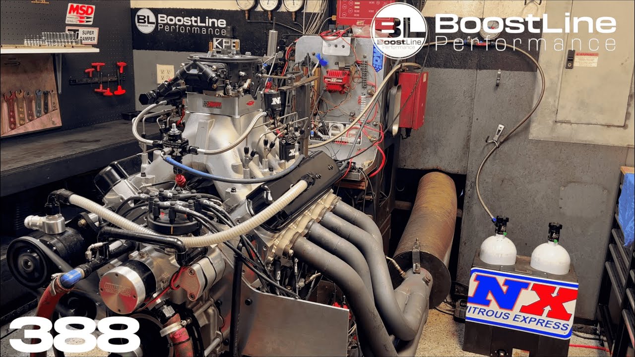 Boostline Performance 388 LS Engine Hits the Dyno, with Nitrous!