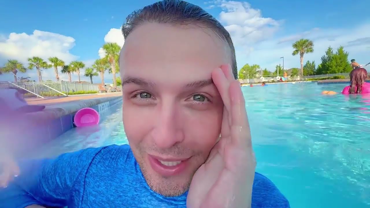 COCÔ na PISCINA na PRIMEIRA AULA de NATAÇÃO da MINHA FILHA HAILEY! Pai Também Vloga