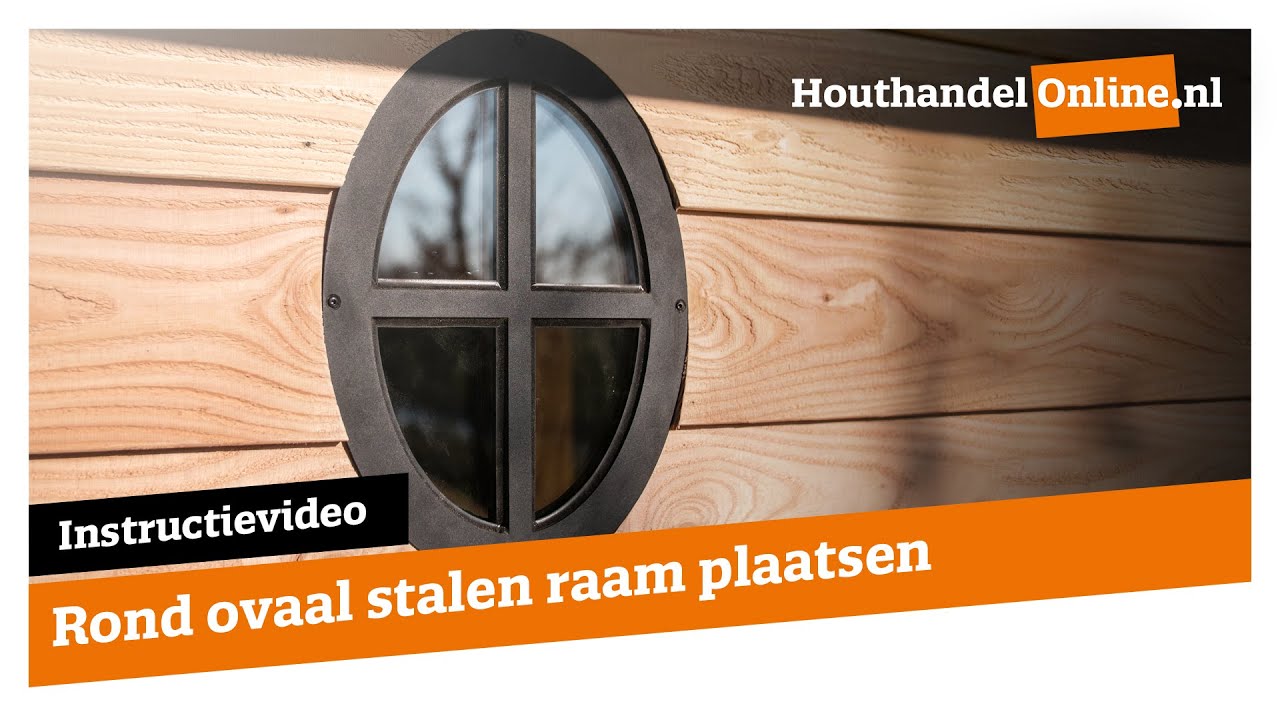 Rond ovaal stalen raam plaatsen — Houthandelonline #32