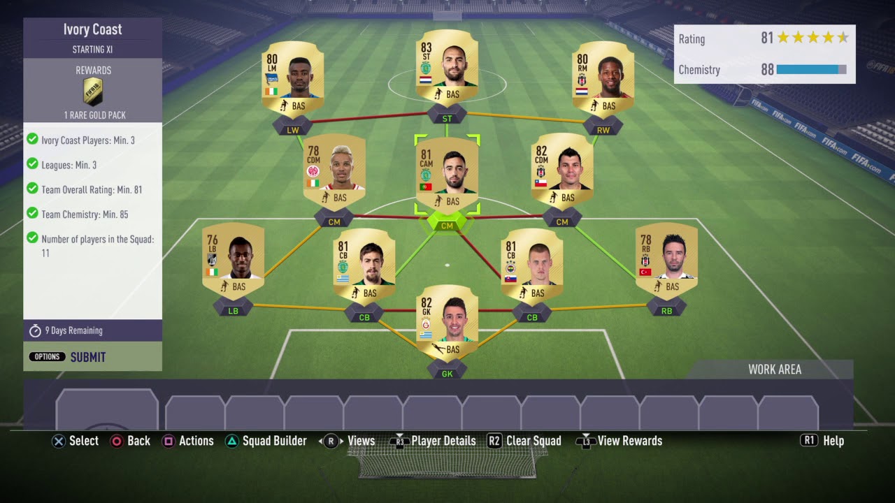 Fut 18 wilfried zaha sbc walkthrough