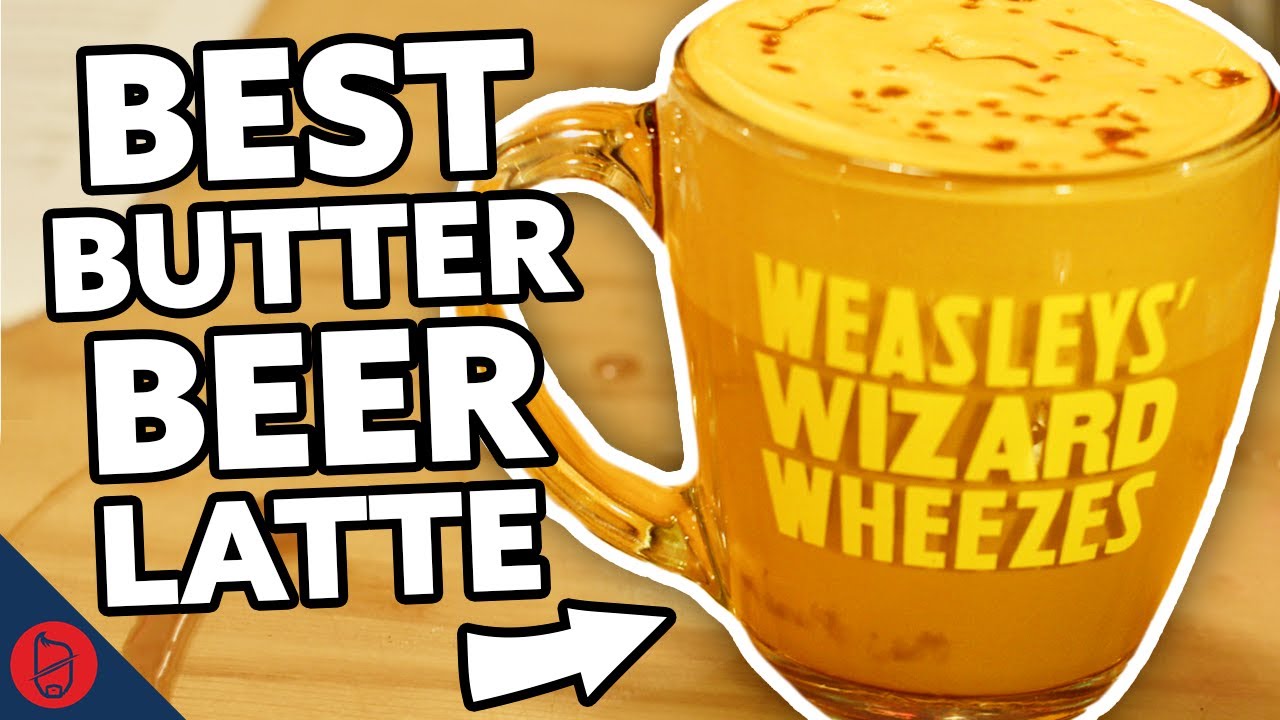 J vs Ben: World’s BEST Butterbeer Latte | Harry Potter Food