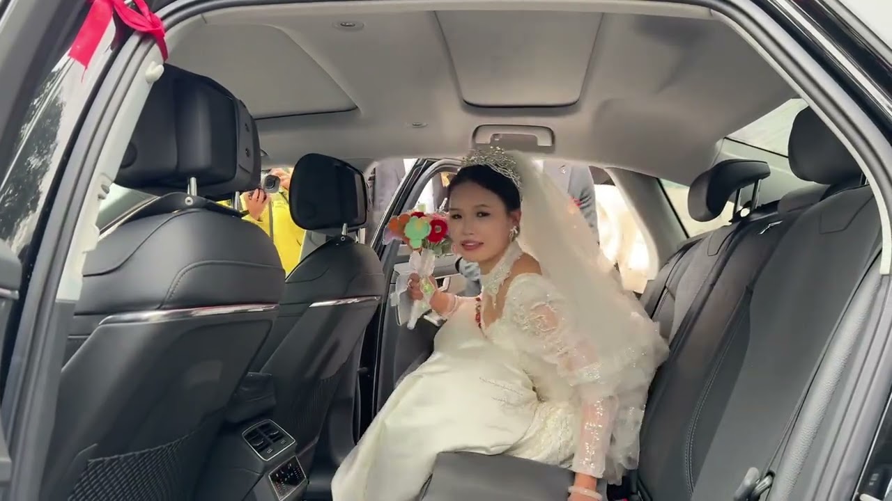 #Wedding#Happy wedding May your marriage last a hundred years#The rural wedding recorded m