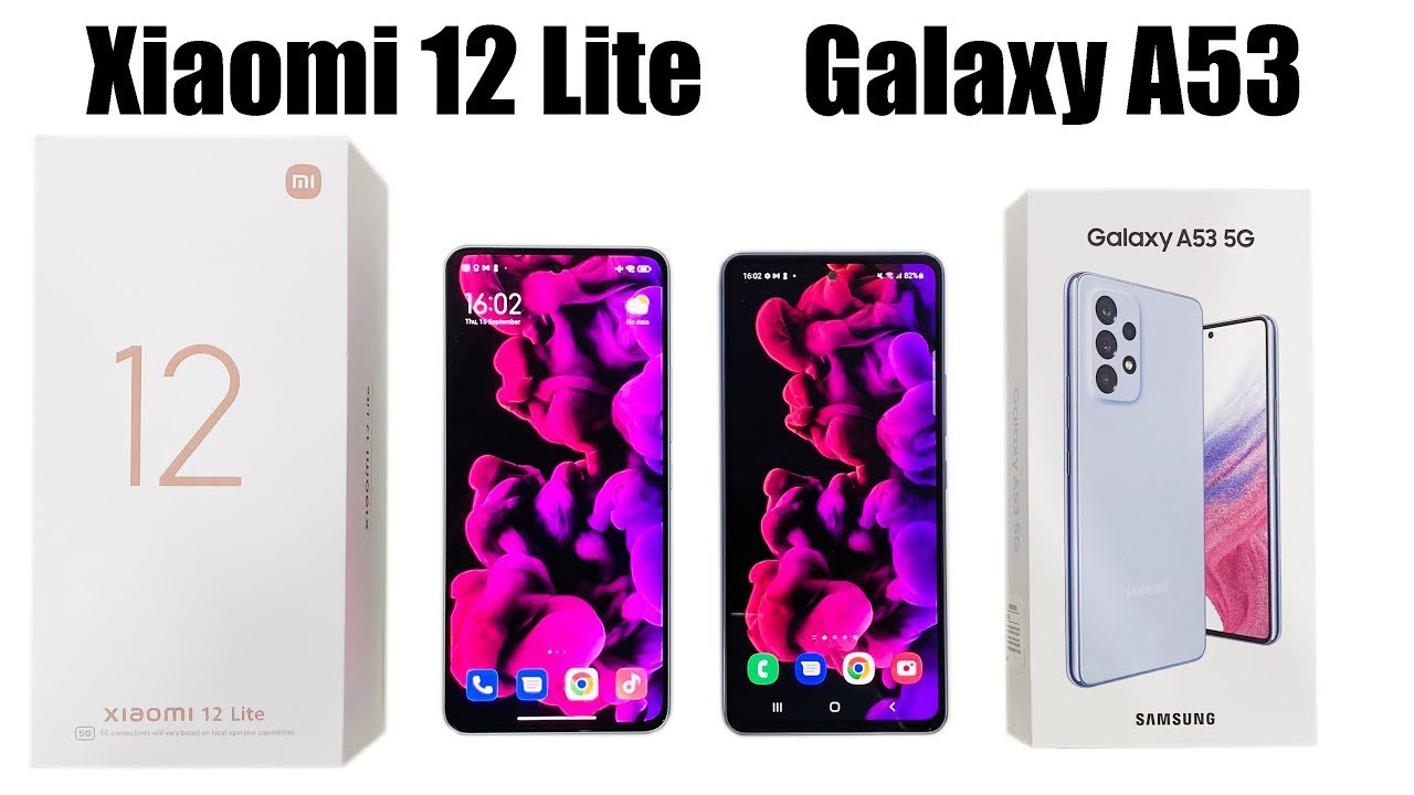 Xiaomi 12 Lite vs Samsung Galaxy A53 SPEED TEST