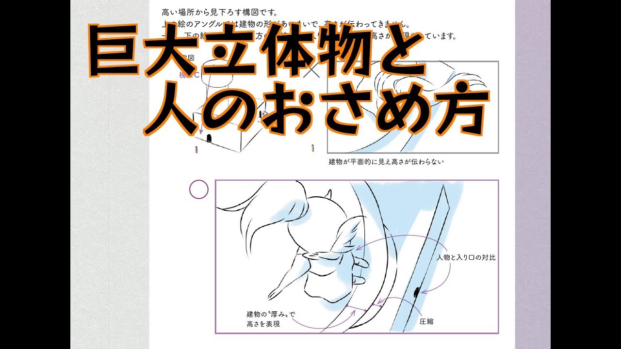 【最速本解説】p116〜117「巨大立体物と人のおさめ方」