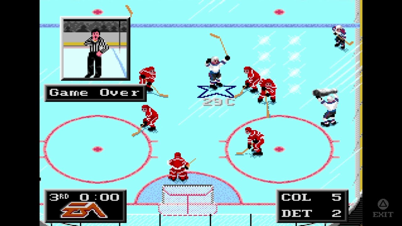 NHL 94 Rewind - Avalanche Playoff Highlights [PS4]