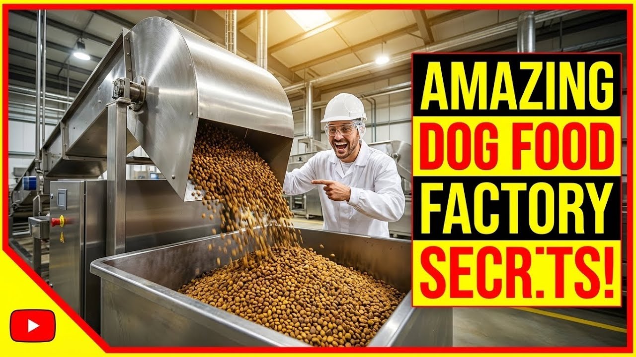 Inside a Real Dog Food Factory: From Raw Ingredients to Final Packets