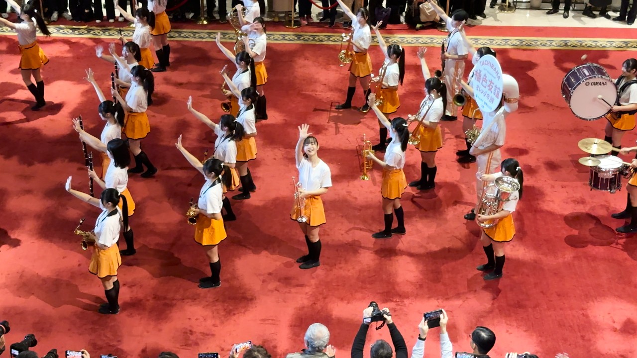 2026.3.11 京都橘高等学校吹奏楽部 121期 畢業生 Kyoto Tachibana SHS Band  臺灣 臺北 圓山飯店