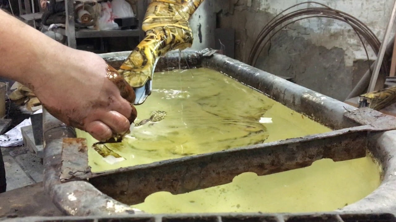 Нанесение аквапринта на ружье