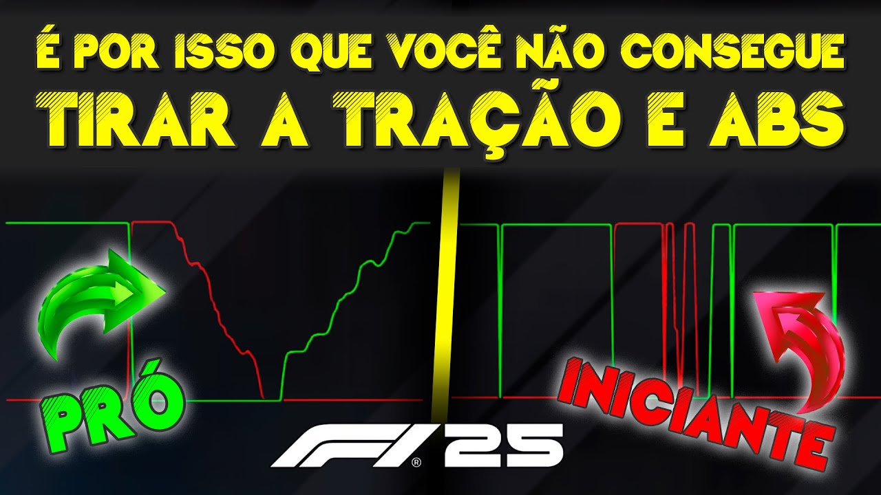 DICAS F1 25 - Como tirar a TRAÇÃO e ABS de uma vez por todas! Curso de pilotagem - Ep. 12