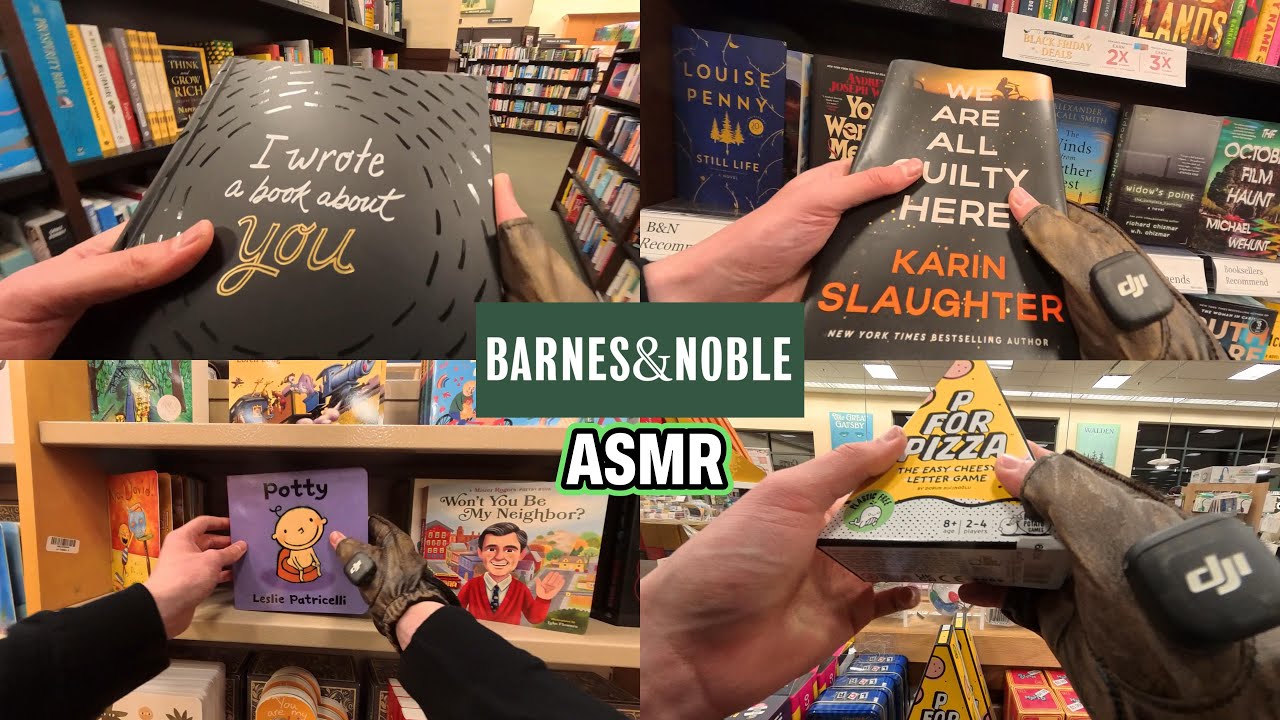 My First ASMR in BARNES & NOBLE!