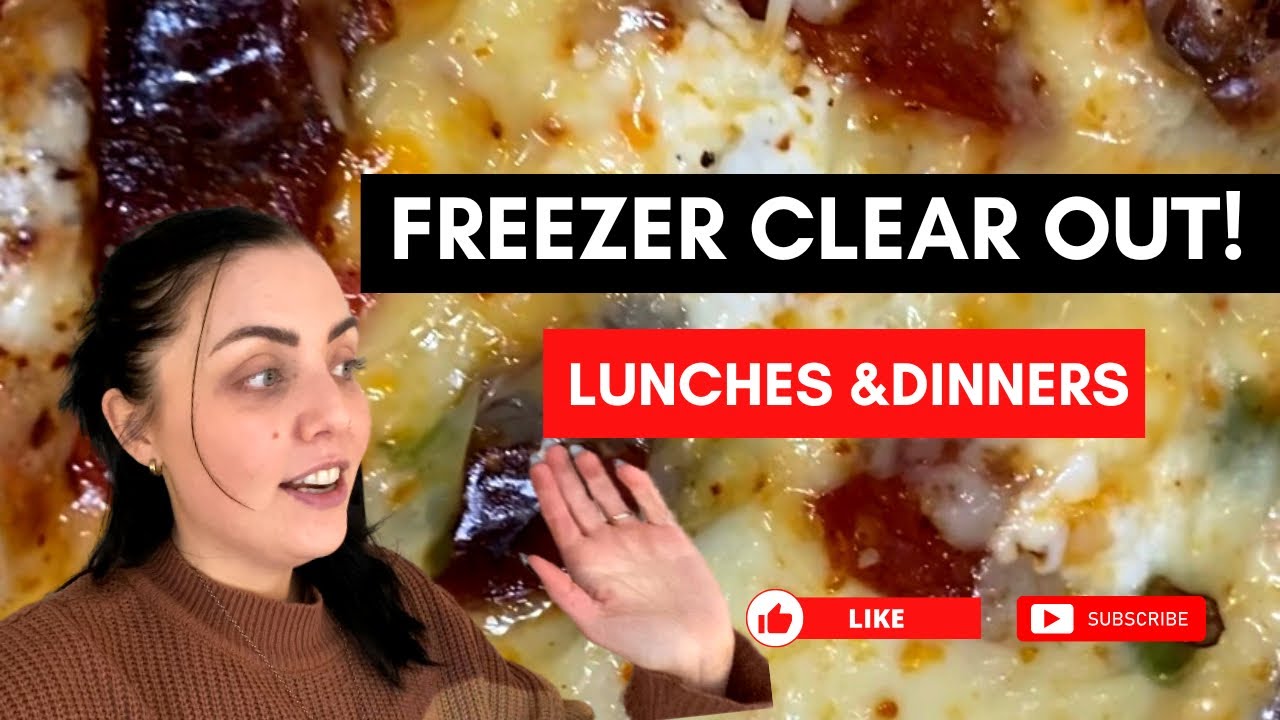 FREEZER & PANTRY CLEAR OUT CHALLENGE PART 1! SO MANY MEALS!