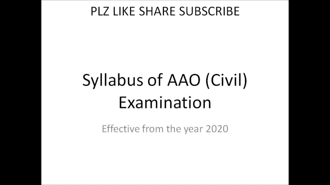 STEP BY STEP SYLLABUS OF AAO EXAMINATION: PAPER 1 :COMPREHENSION & OFFICE PROCEDURE