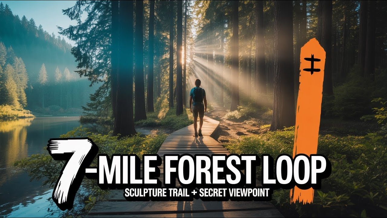 Forest of Dean 7-Mile Loop | Lakes, Sculpture Trail & Cycle-Hire Café 👣