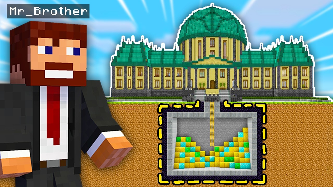 Napravio Sam TAJNI BUNKER ISPOD ZEMLJE u Minecraftu !!!