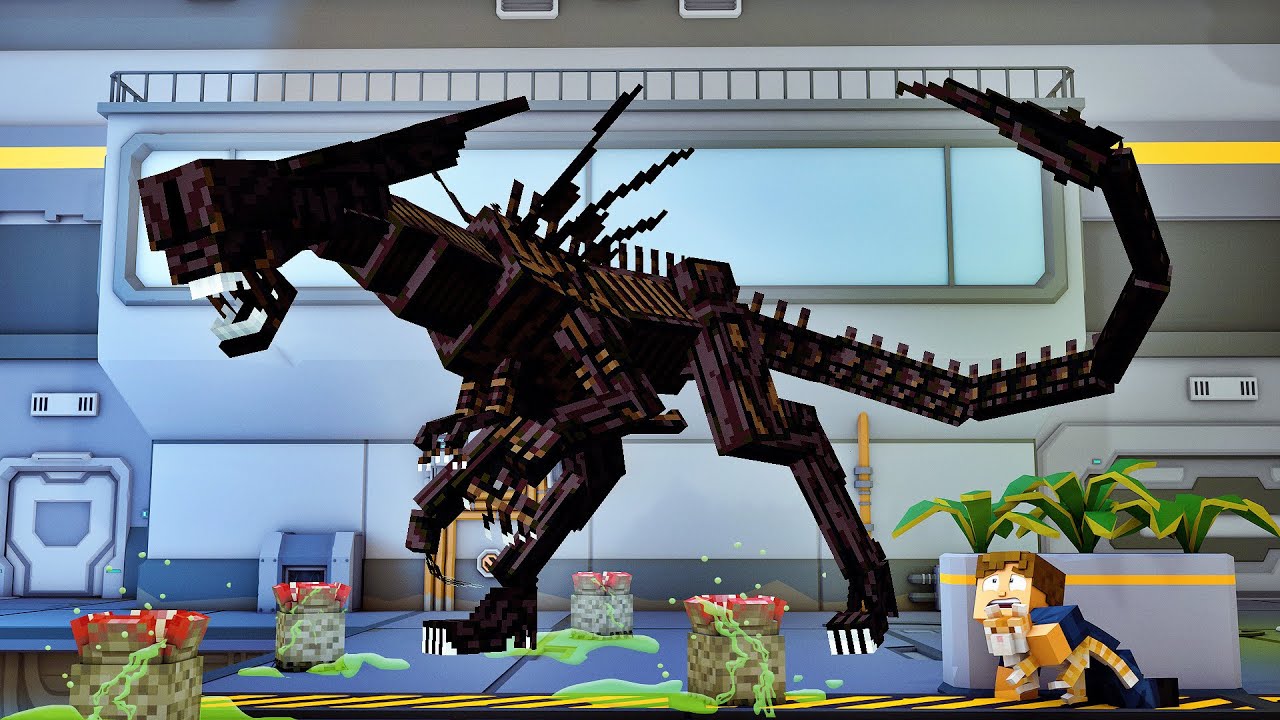 ALIEN RAINHA NO MINECRAFT !! ALIEN ISOLATION FINAL