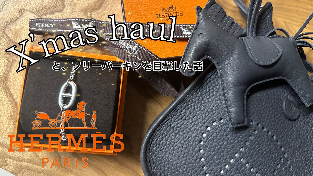 HERMES購入品🍊とフリーバーキンを目撃したお話し #HERMES #エルメス #エルパト