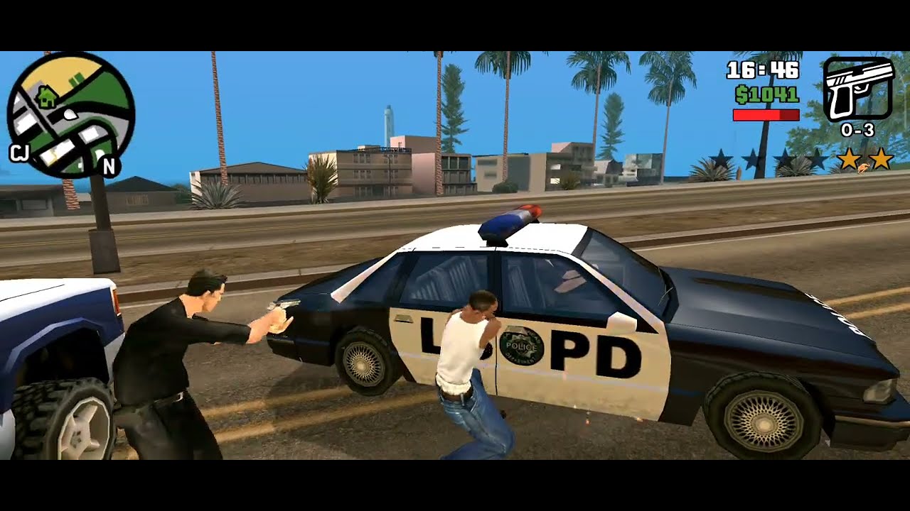 GTA San Andreas/police 1 old lady koo mar deya mara samne😞