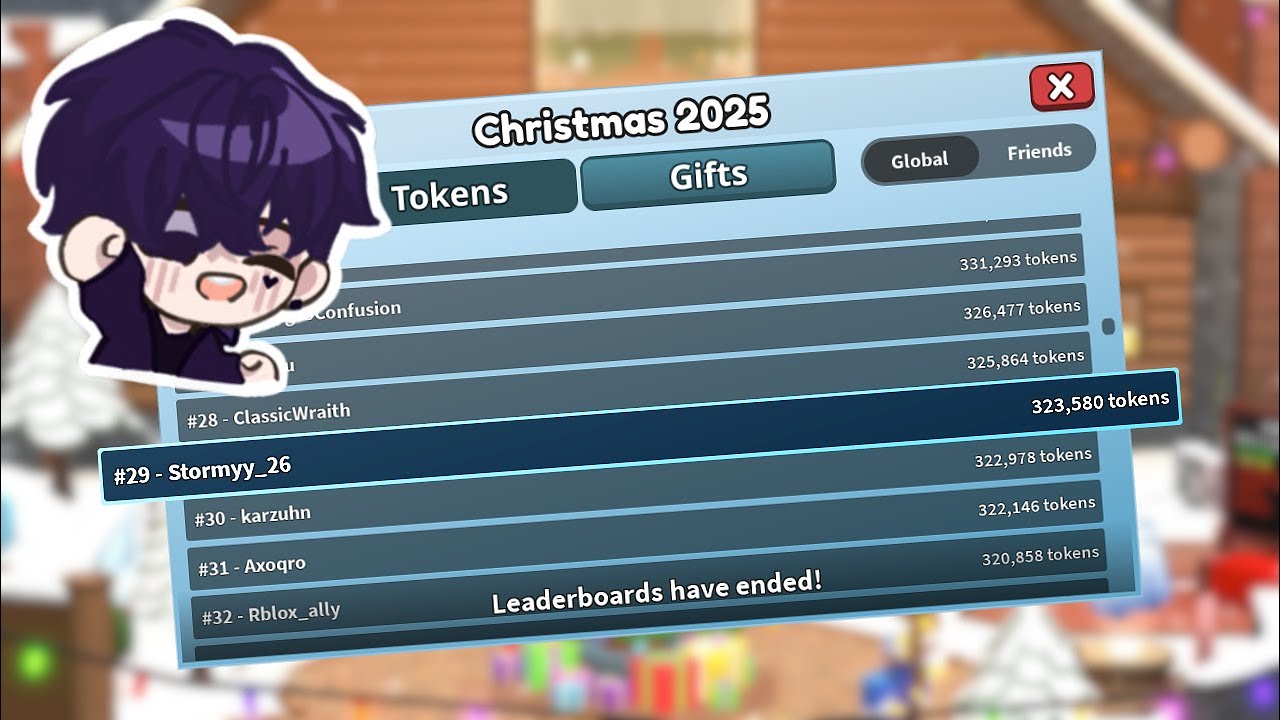 I MADE THE 2025 CHRISTMAS MM2 TOKENS LEADERBOARD! #mm2 #roblox #fyp
