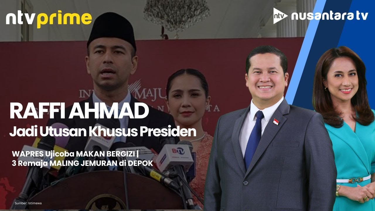 [LIVE] Raffi Ahmad Jadi Utusan Khusus Presiden | NTV PRIME