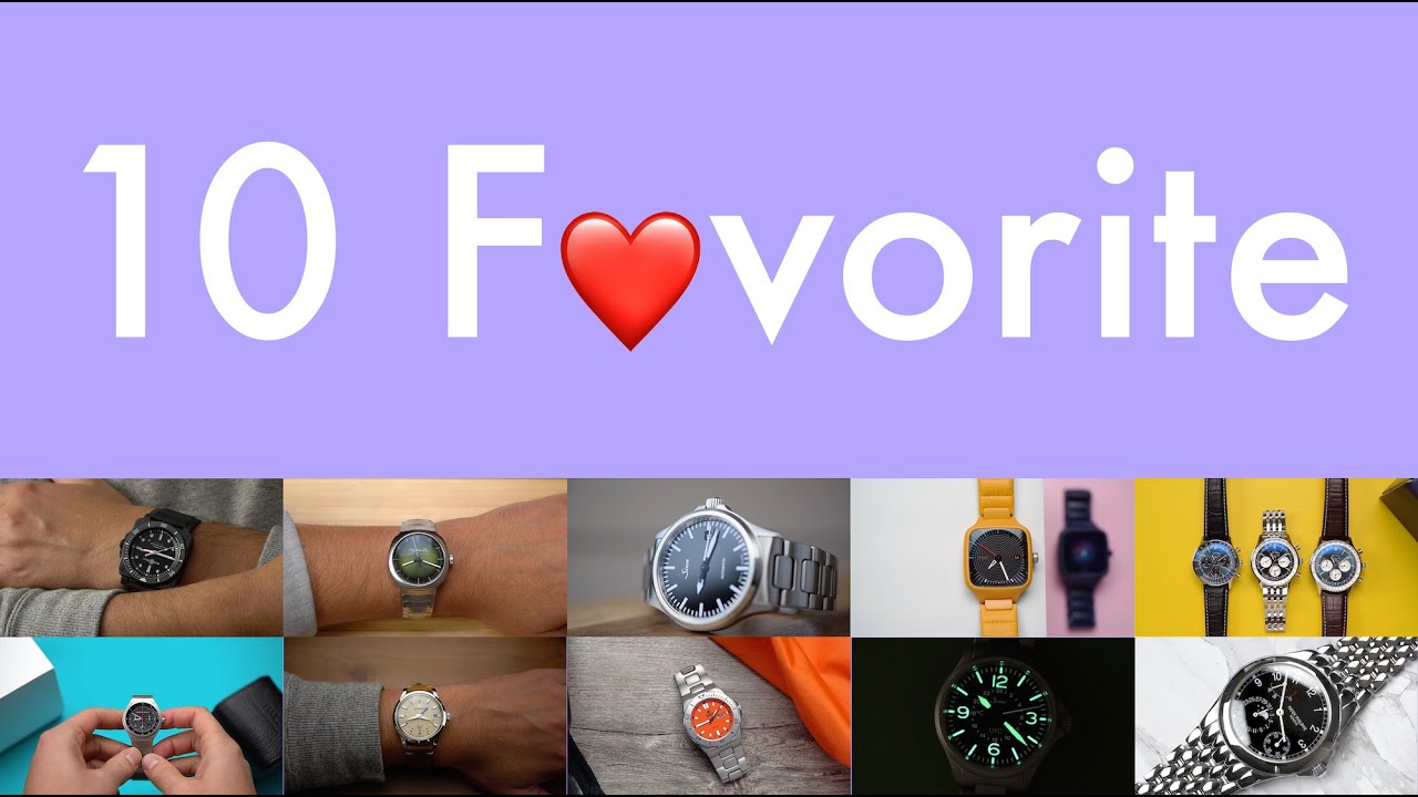 10 моих любимых часов, которые я обозревал ❤️