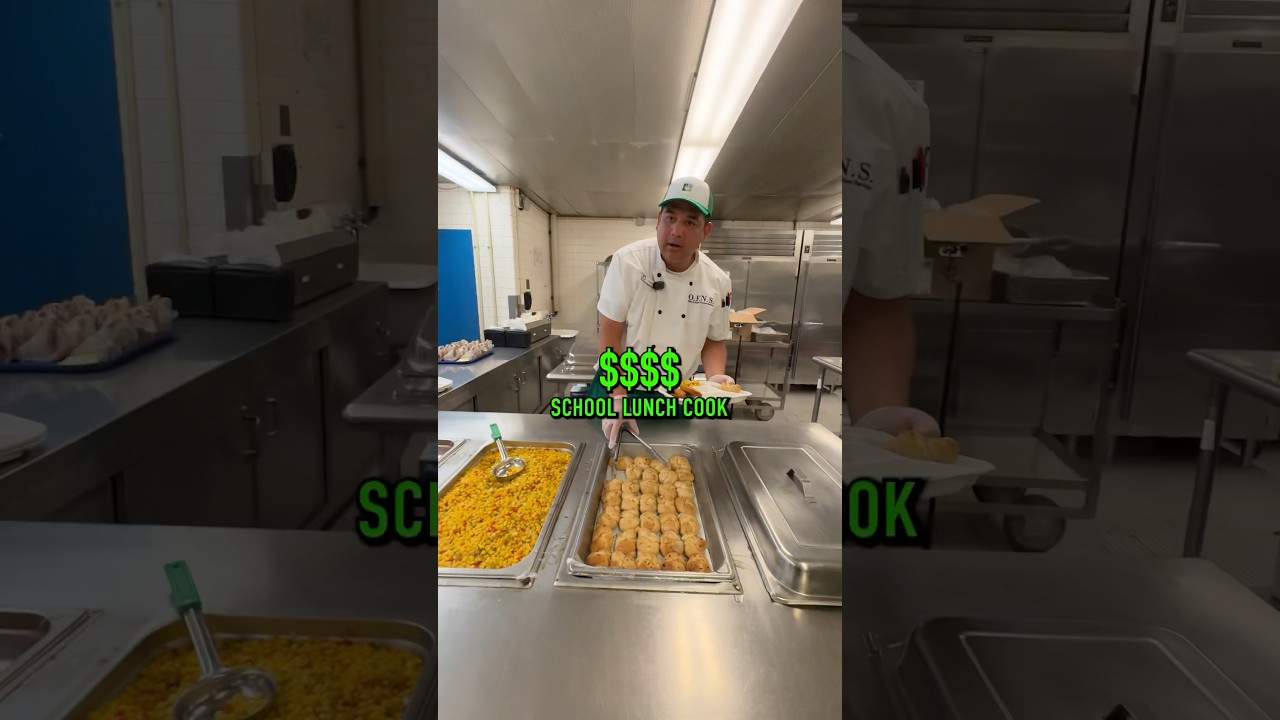 Working As A School Lunch Cook