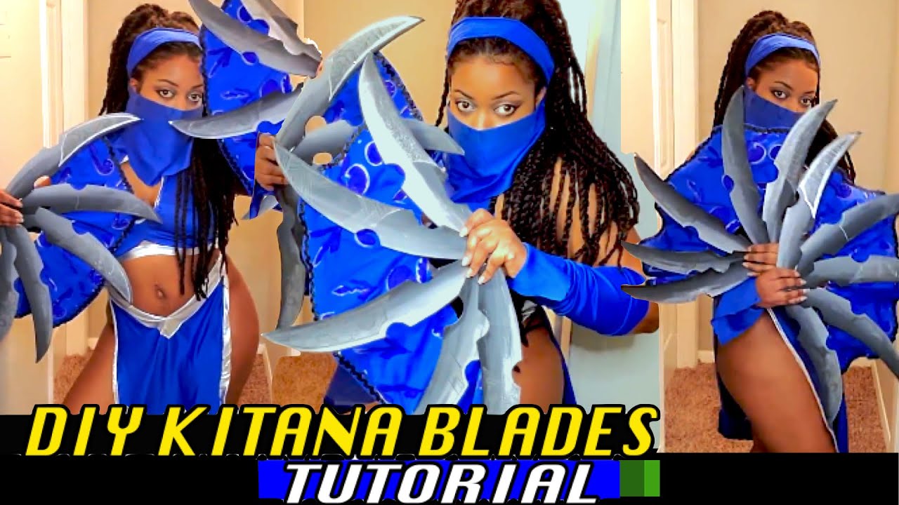 DIY Mortal Kombat Weapons | Kitana ComicCon Friendly Weapons & Cosplay Scene