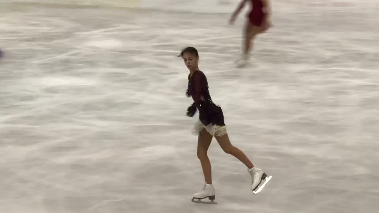 Anna Shcherbakova FS morning practice @ GPS Italy 2021