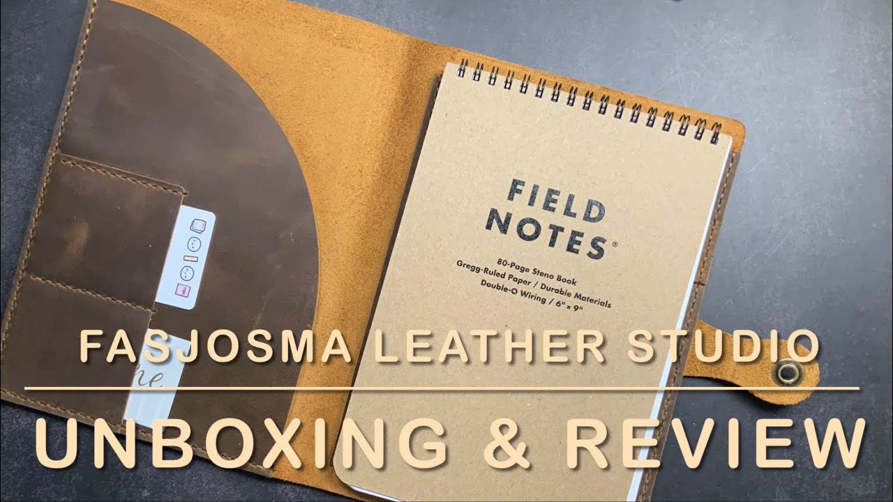 Fasjosma Steno Pad Journal Cover | Unboxing & Review | Plus Why I Picked It & How I'll Use It