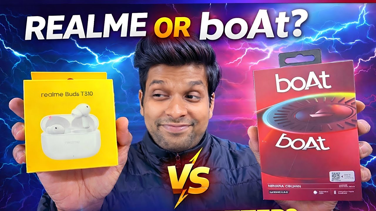 boAt Nirvana CROWN Vs Realme Buds T310 | boAt new launch 2026 | boAt Vs Realme | New video