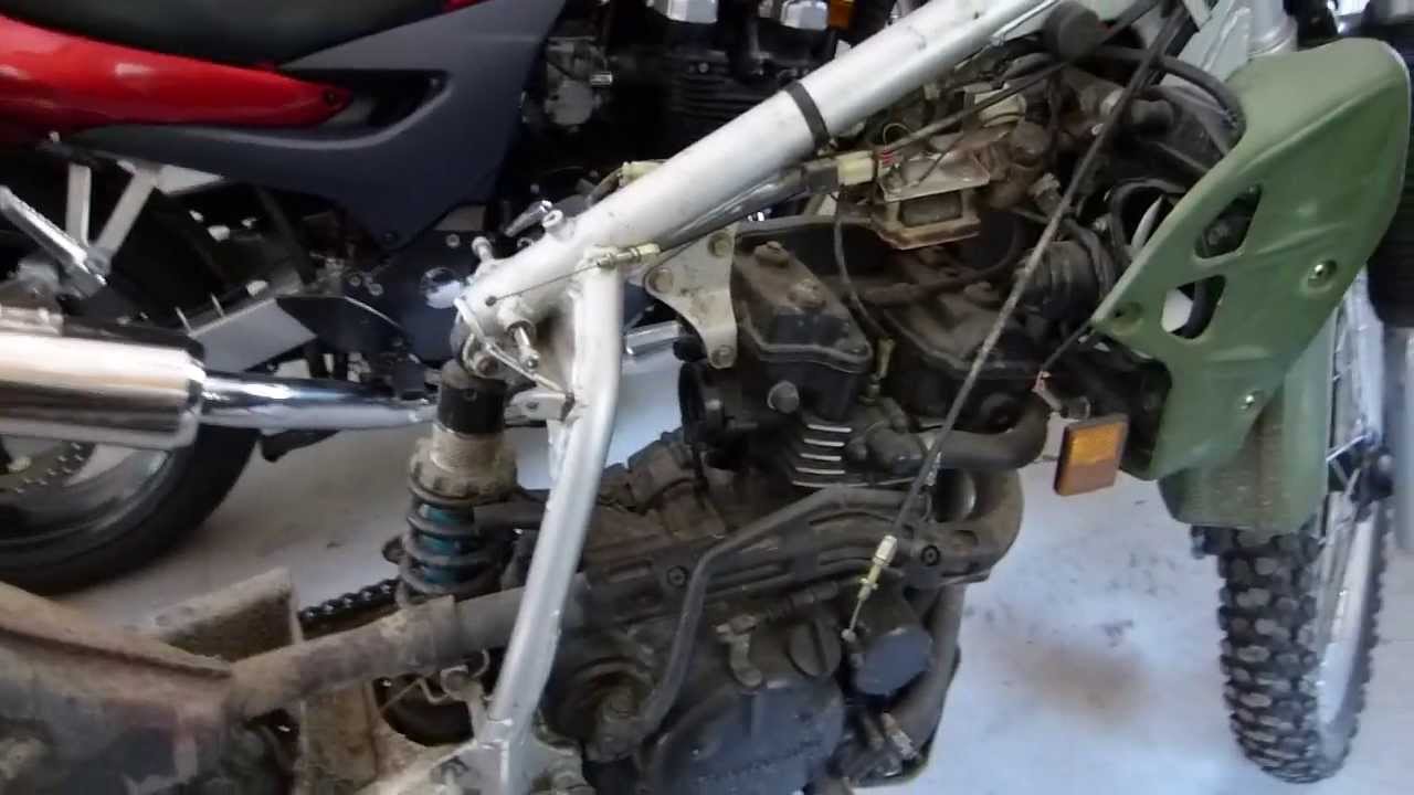 Основные моменты переустановки карбюратора мотоцикла Kawasaki KLR-250 (KL250D) 2003 года
